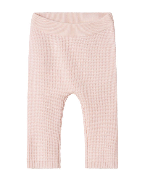 Pantaloni roz lana Merino 100%